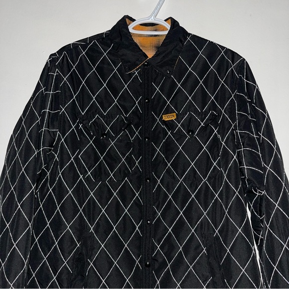 Reversible Workwear Orange Plaid Jacket - Picture 8 of 14